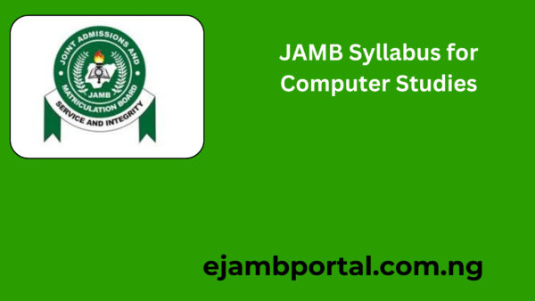 JAMB Syllabus for Computer Studies 2025/2026 PDF Download